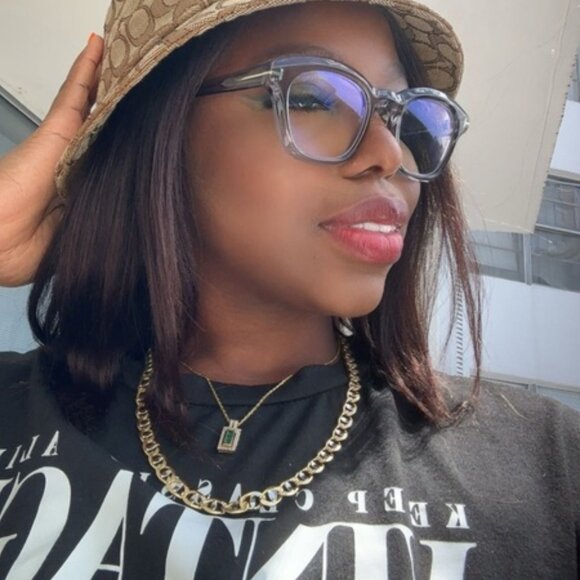 Tom Ford FT5961-B 001 Square Eyeglasses 49mm – Black/Blue Light Block - Picture 2 of 9